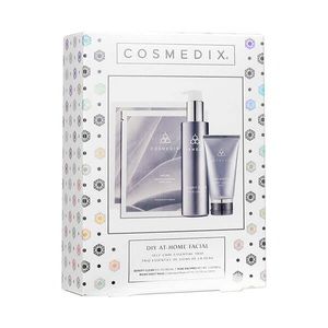Cosmedix DIY At Home Facial Set- Cleanser, Mask & Sheet Mask- New!